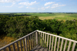 Uitzicht over de polders bij Catrijp vanaf uitkijktoren De Vier Trappen in de Schoorlse Duinen | © Ronald van Wijk Fotografie